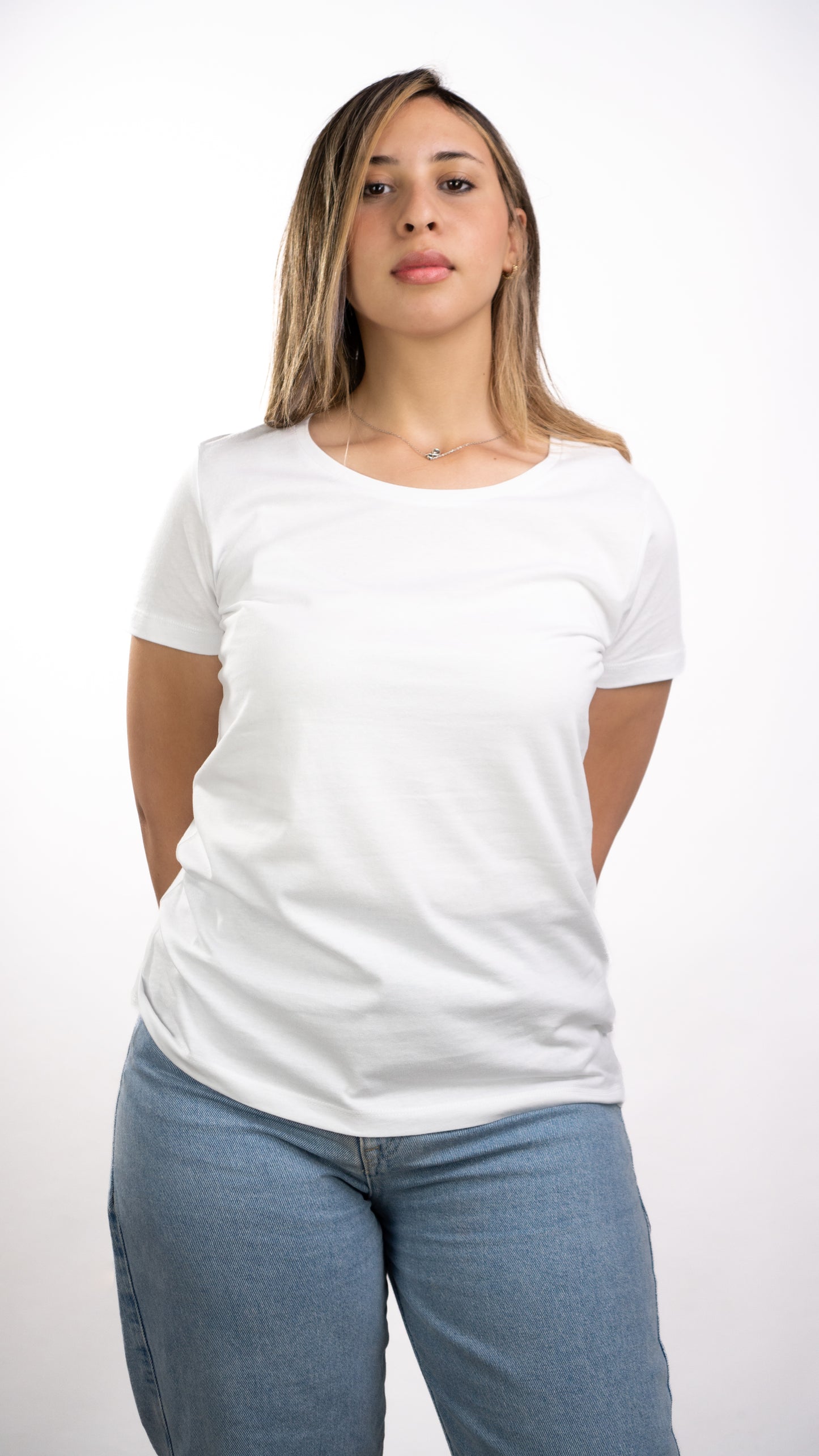 T-SHIRTS FEMMES SIMPLES BLANC