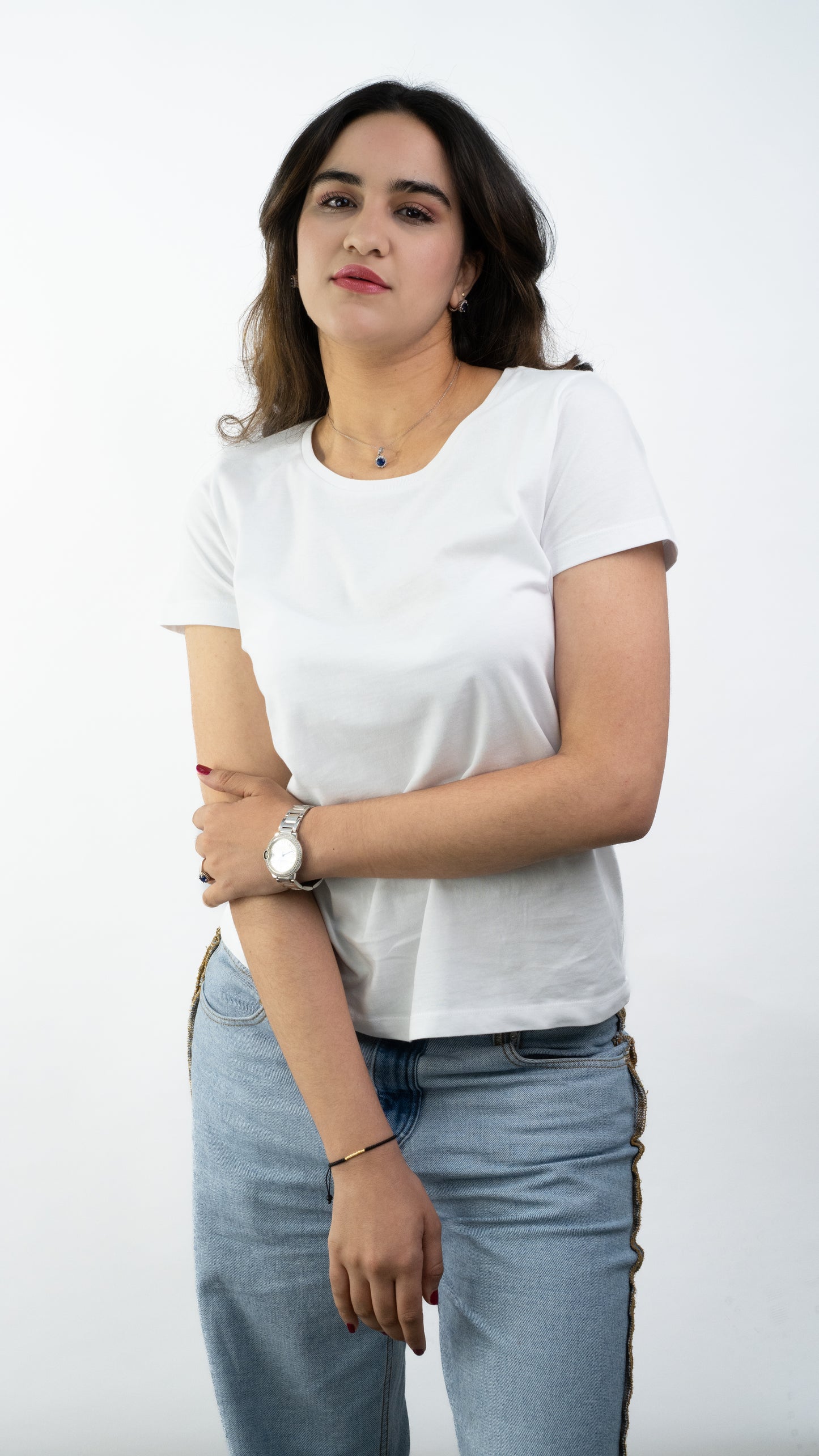 T-SHIRTS FEMMES SIMPLES BLANC