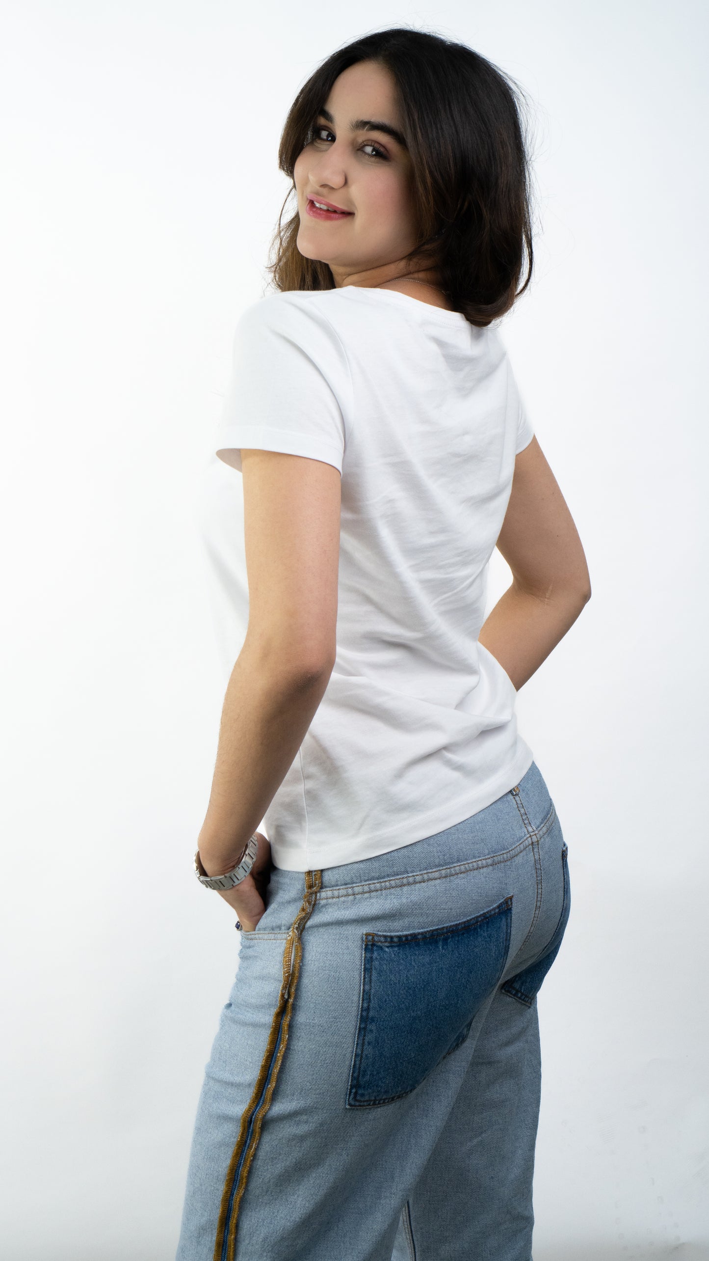 T-SHIRTS FEMMES SIMPLES BLANC