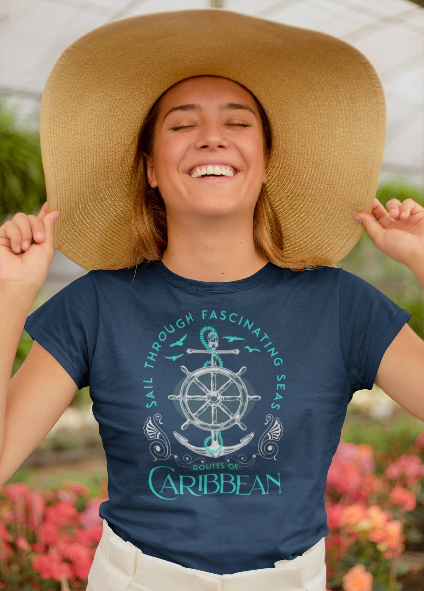 T-SHIRTS FEMMES ROUTES OF CARIBBEAN 1
