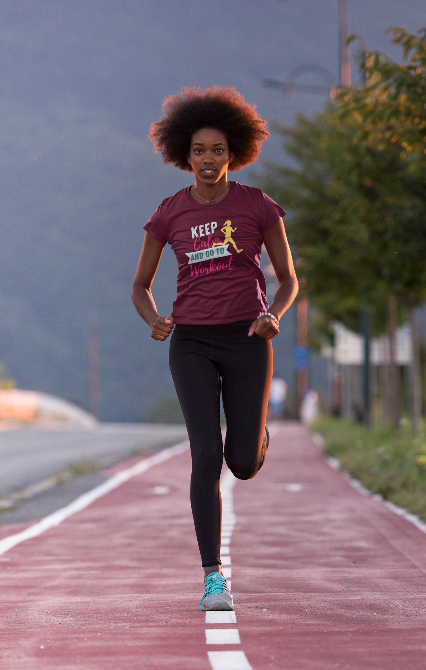 T-SHIRTS_FEMMES_WORKOUT_MOTIVATION_BURGUNDY 1