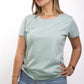 T-SHIRTS FEMMES SIMPLES SAGE