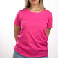 T-SHIRTS FEMMES SIMPLES ROSE
