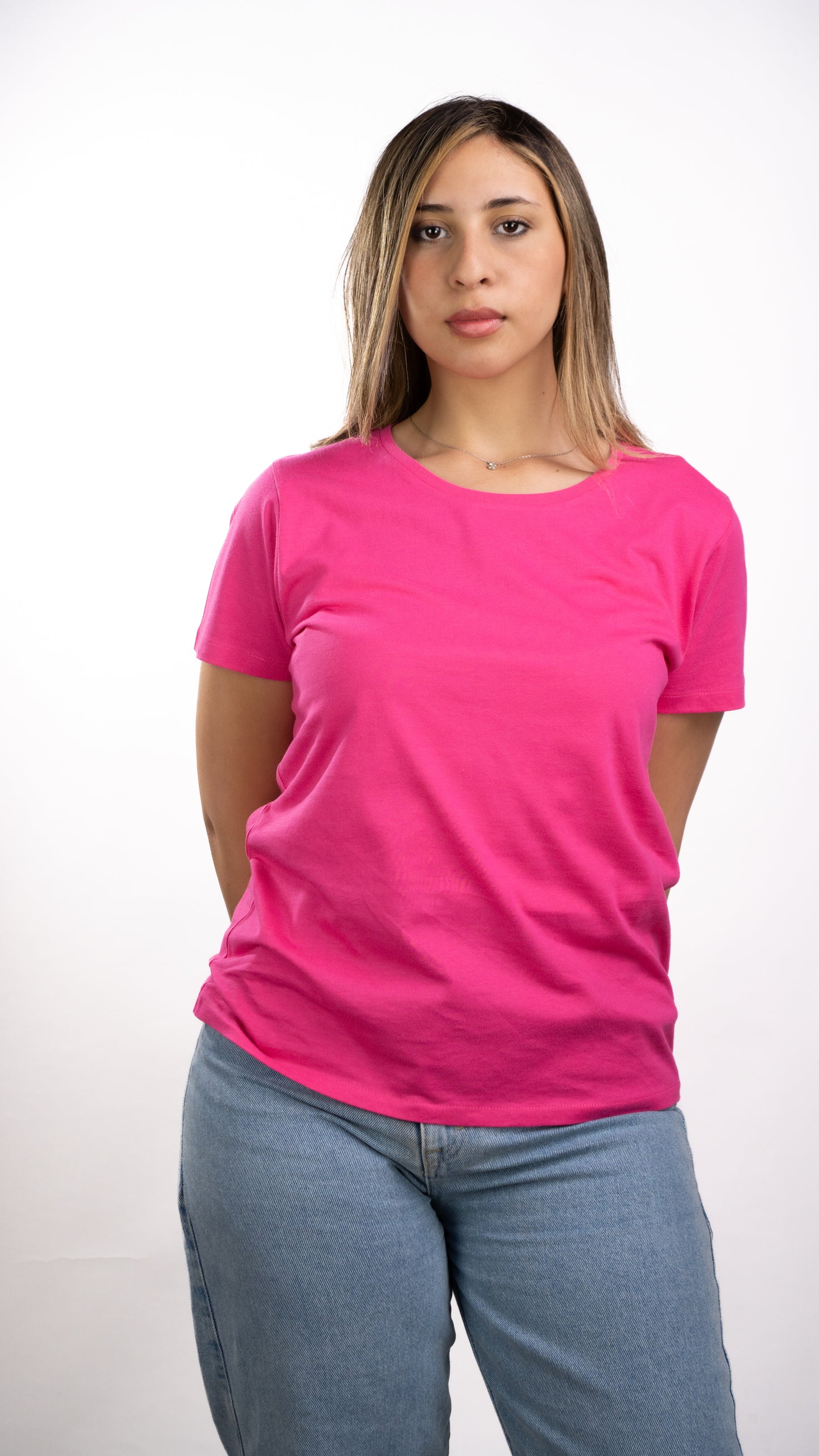 T-SHIRTS FEMMES SIMPLES ROSE