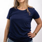 T-SHIRTS FEMMES SIMPLES BLU NAVY