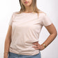 T-SHIRTS FEMMES SIMPLES SOFT ROSE