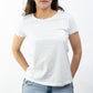 T-SHIRTS FEMMES SIMPLES BLANC