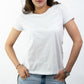 T-SHIRTS FEMMES SIMPLES BLANC