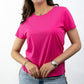 T-SHIRTS FEMMES SIMPLES ROSE