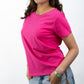 T-SHIRTS FEMMES SIMPLES ROSE