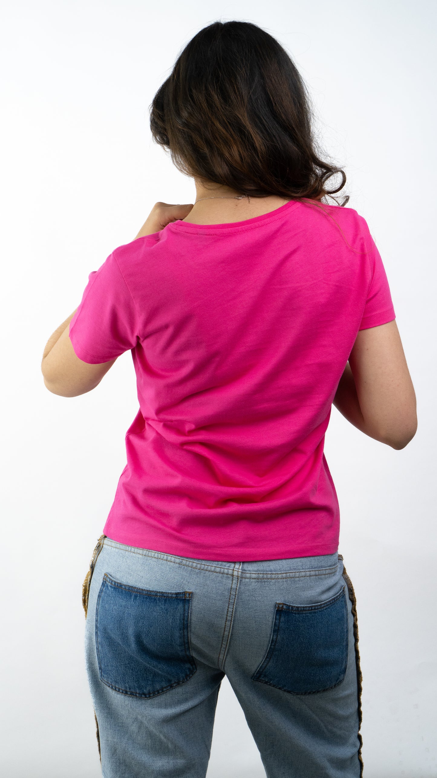 T-SHIRTS FEMMES SIMPLES ROSE