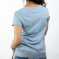 T-SHIRTS FEMMES SIMPLES BLU FOG