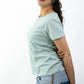 T-SHIRTS FEMMES SIMPLES SAGE