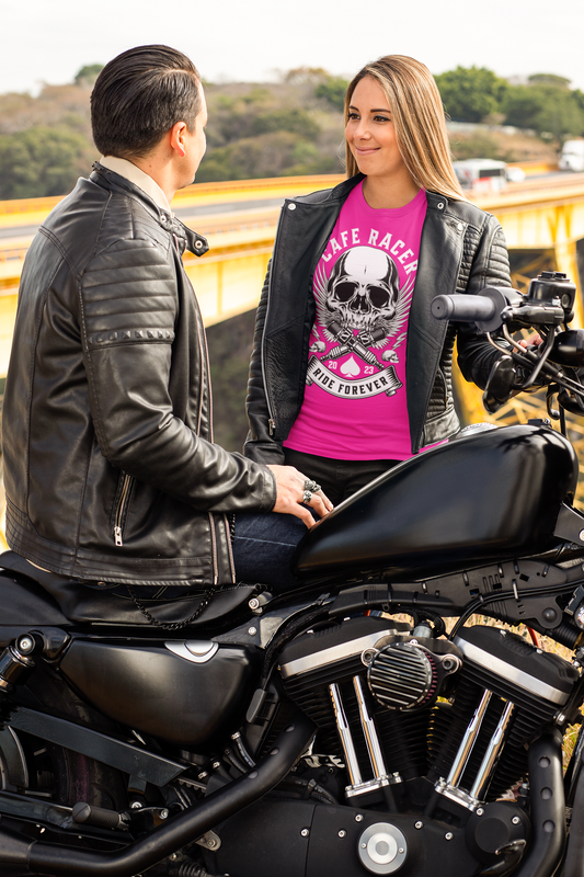 T-SHIRTS FEMMES CAFE RACER 1