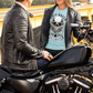 T-SHIRTS FEMMES CAFE RACER BLU FOG