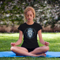 T-SHIRTS FEMMES HAMSA PROTECTOR BLU NOIR