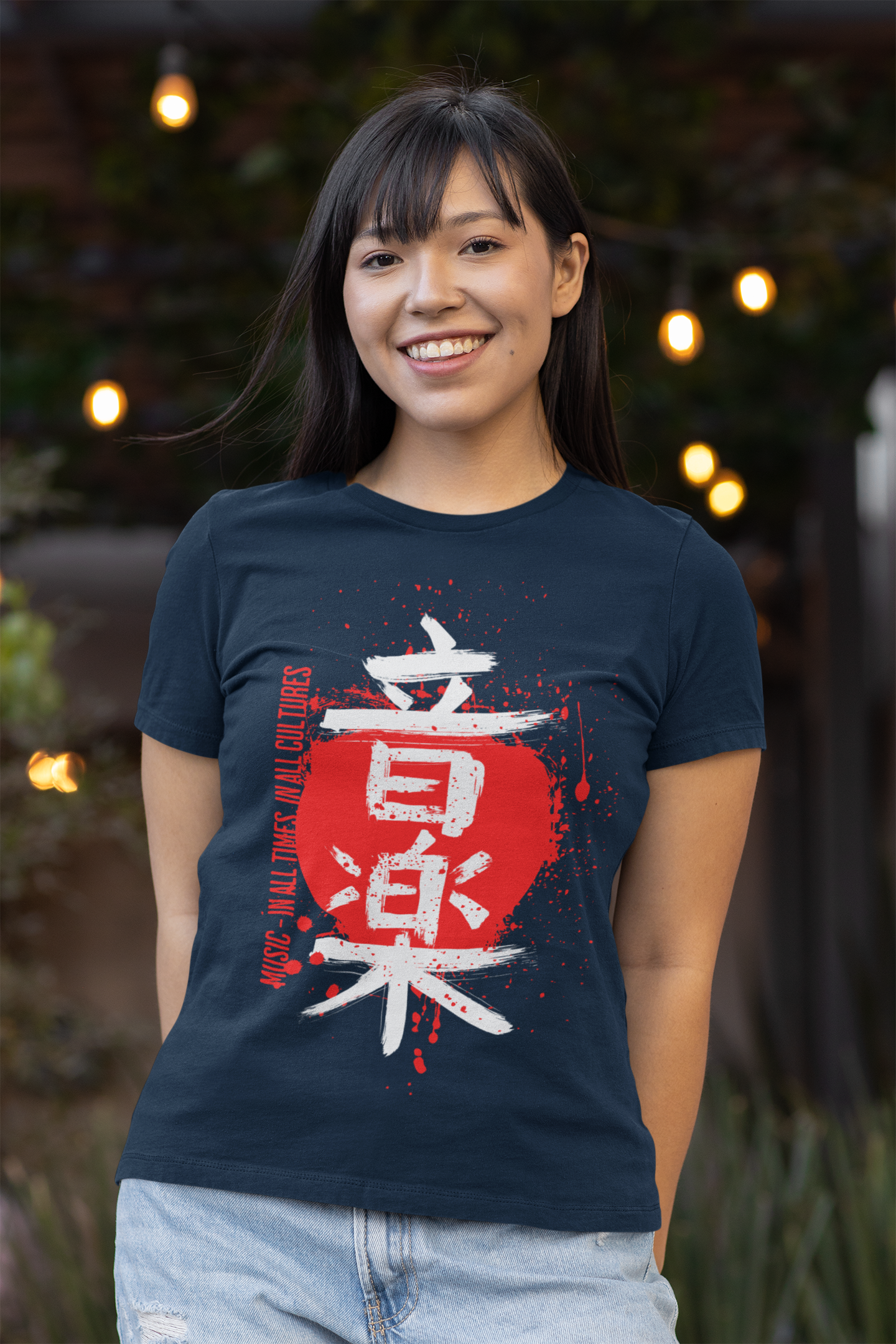 T-SHIRTS FEMMES KANJI MUSIC INK