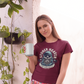 T-SHIRTS_FEMMES_SURF_AND_MUSIC BURGUNDY