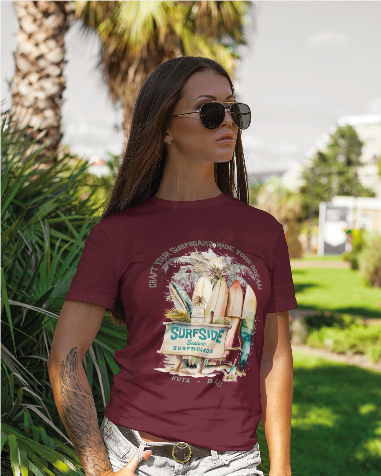 T-SHIRTS FEMMES SURF SIDE