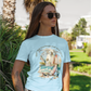 T-SHIRTS FEMMES SURF SIDE BLU FOG
