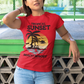 T-SHIRTS FEMMES TROPICAL SUNSET RED