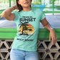 T-SHIRTS FEMMES TROPICAL SUNSET SAGE