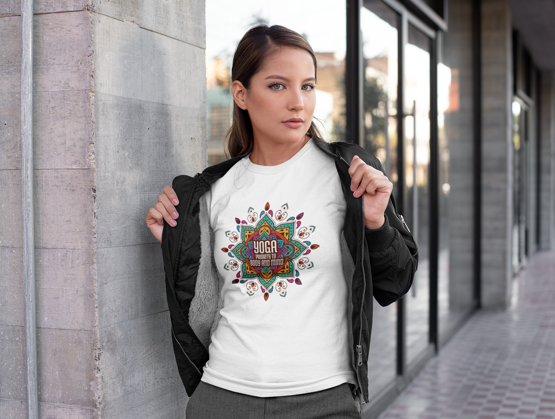 T-SHIRTS FEMMES YOGA PRIORITY WOMEN BLANC