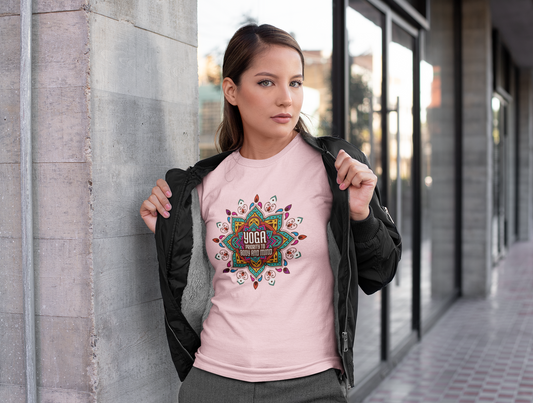 T-SHIRTS FEMMES YOGA PRIORITY WOMEN ROSE