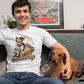 T-SHIRTS HOMMES OUTDORSEY DOG BLANC