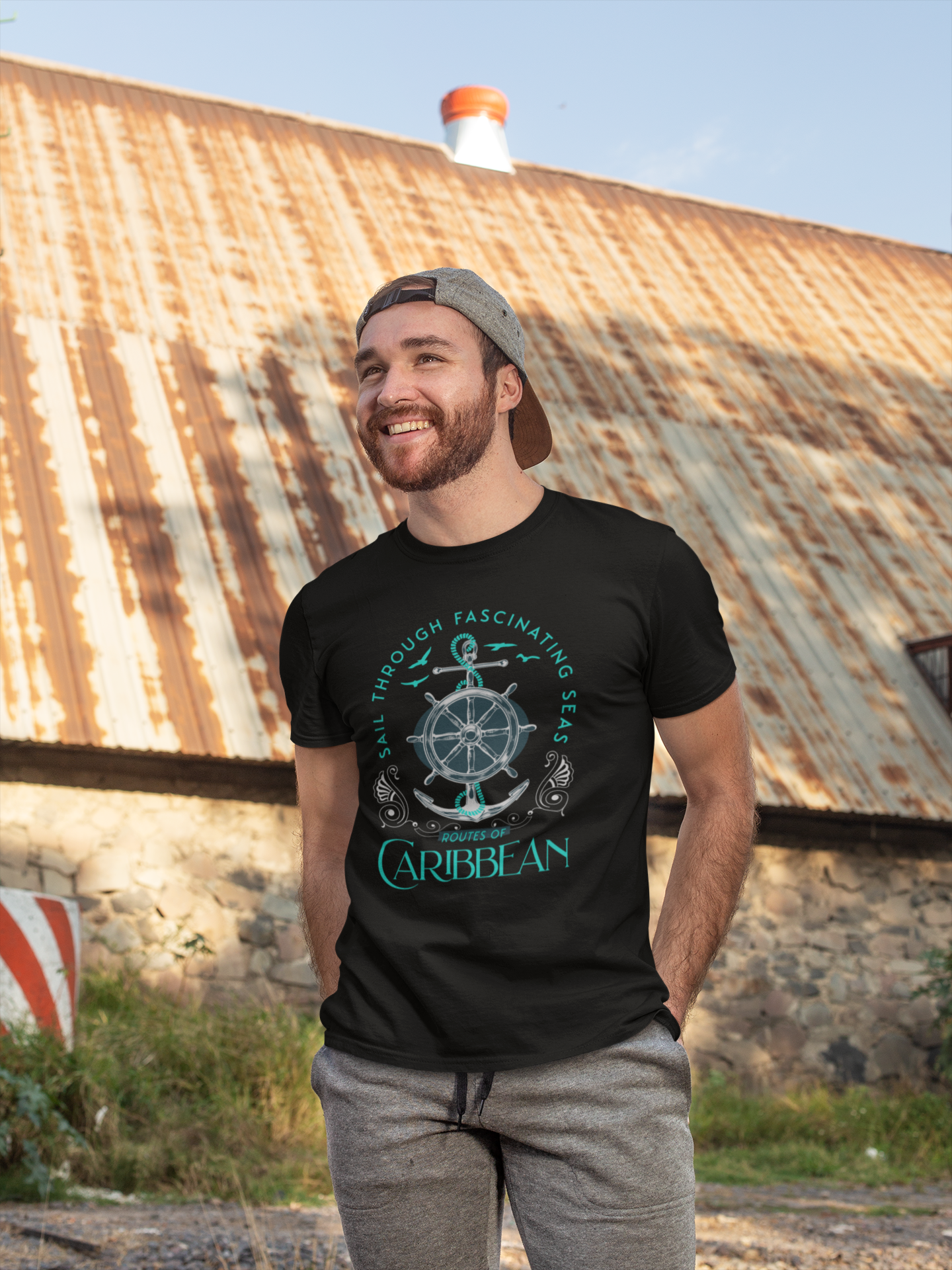 T-SHIRTS HOMMES ROUTES OF CARIBBEAN