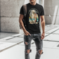 T-SHIRTS HOMMES SURF SIDE NOIR