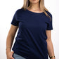 T-SHIRTS FEMMES SIMPLES BLU NAVY