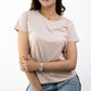 T-SHIRTS FEMMES SIMPLES SOFT ROSE