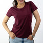T-SHIRTS FEMMES SIMPLES BURGUNDY