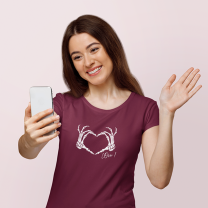 T-SHIRTS FEMMES LOVE SKULL
