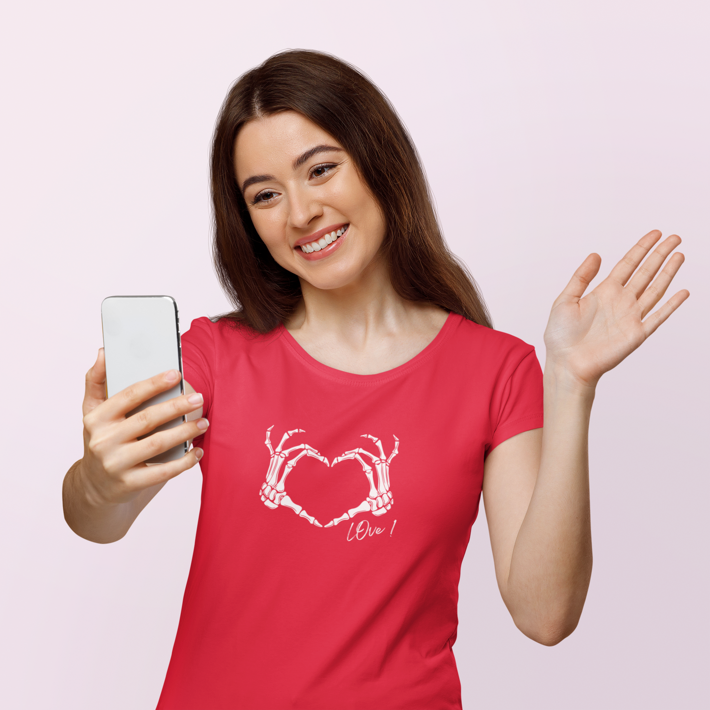 T-SHIRTS FEMMES LOVE SKULL