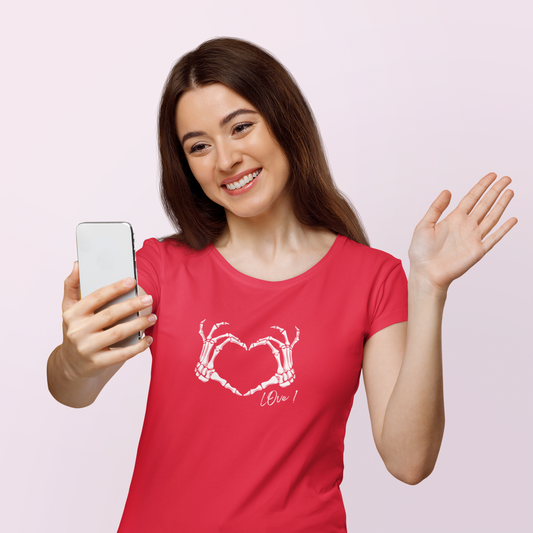 T-SHIRTS FEMMES LOVE SKULL