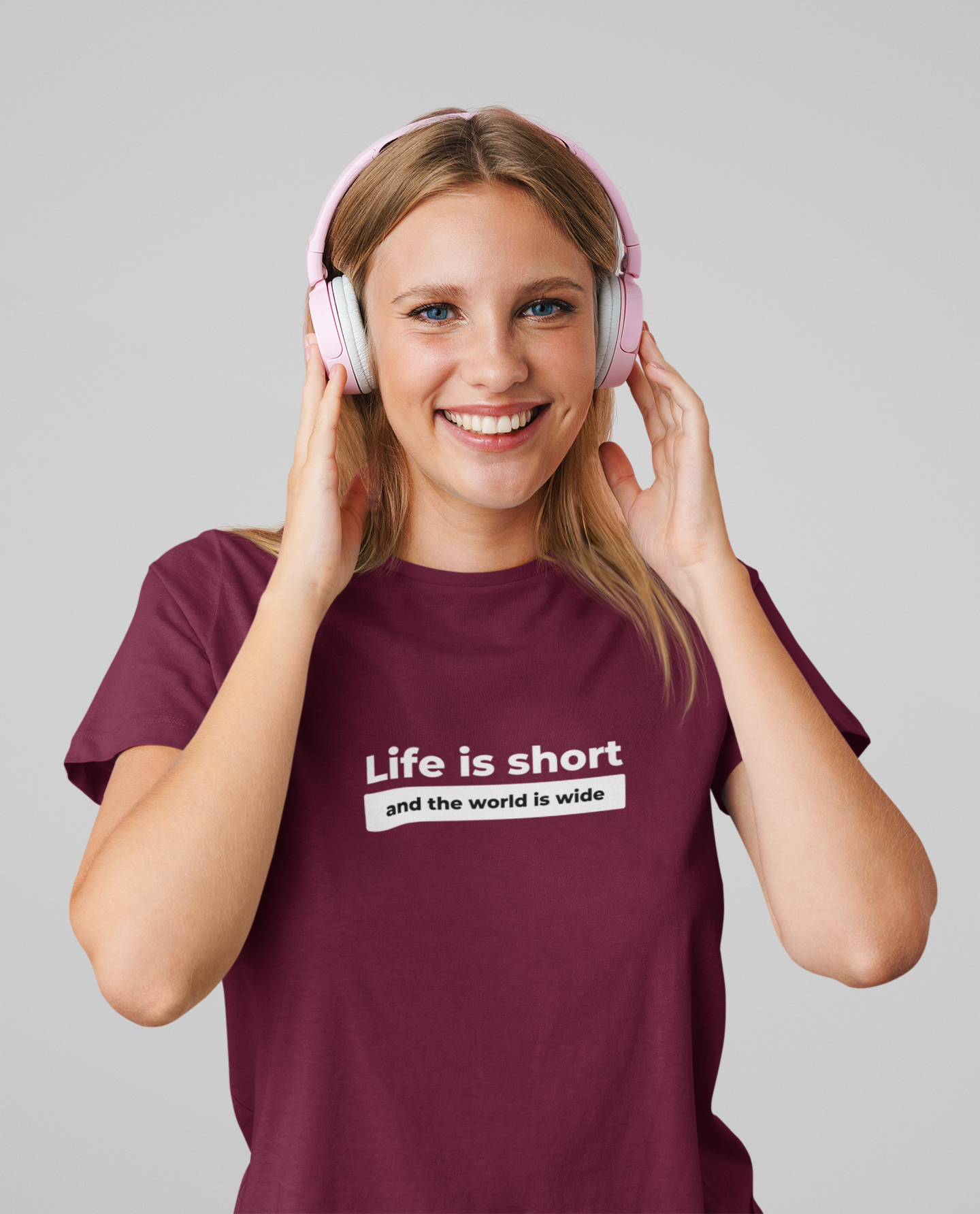 T-SHIRTS FEMMES LIFE IS SHORT