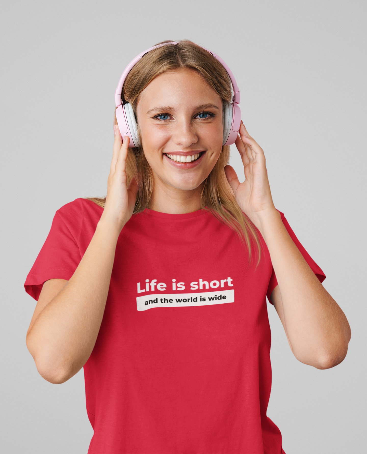 T-SHIRTS FEMMES LIFE IS SHORT