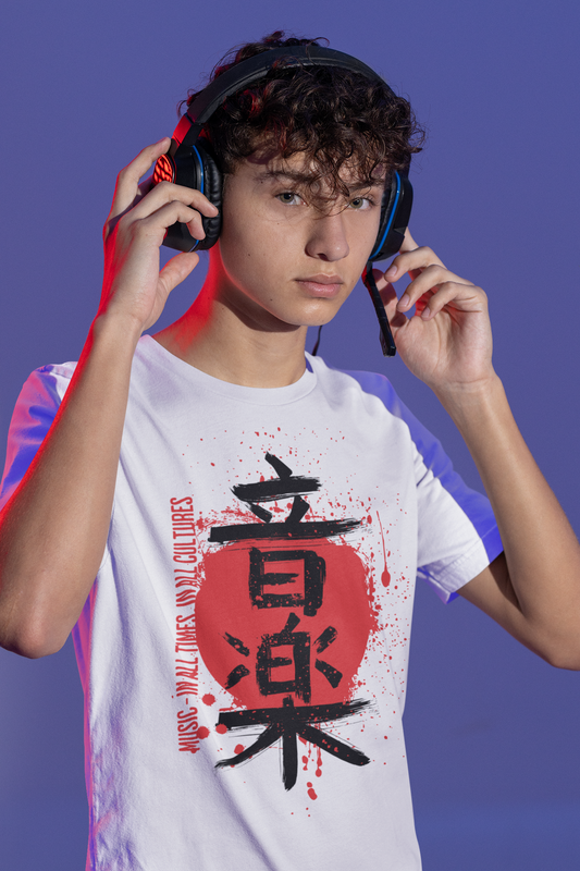 T-SHIRTS HOMMES KANJI MUSIC INK